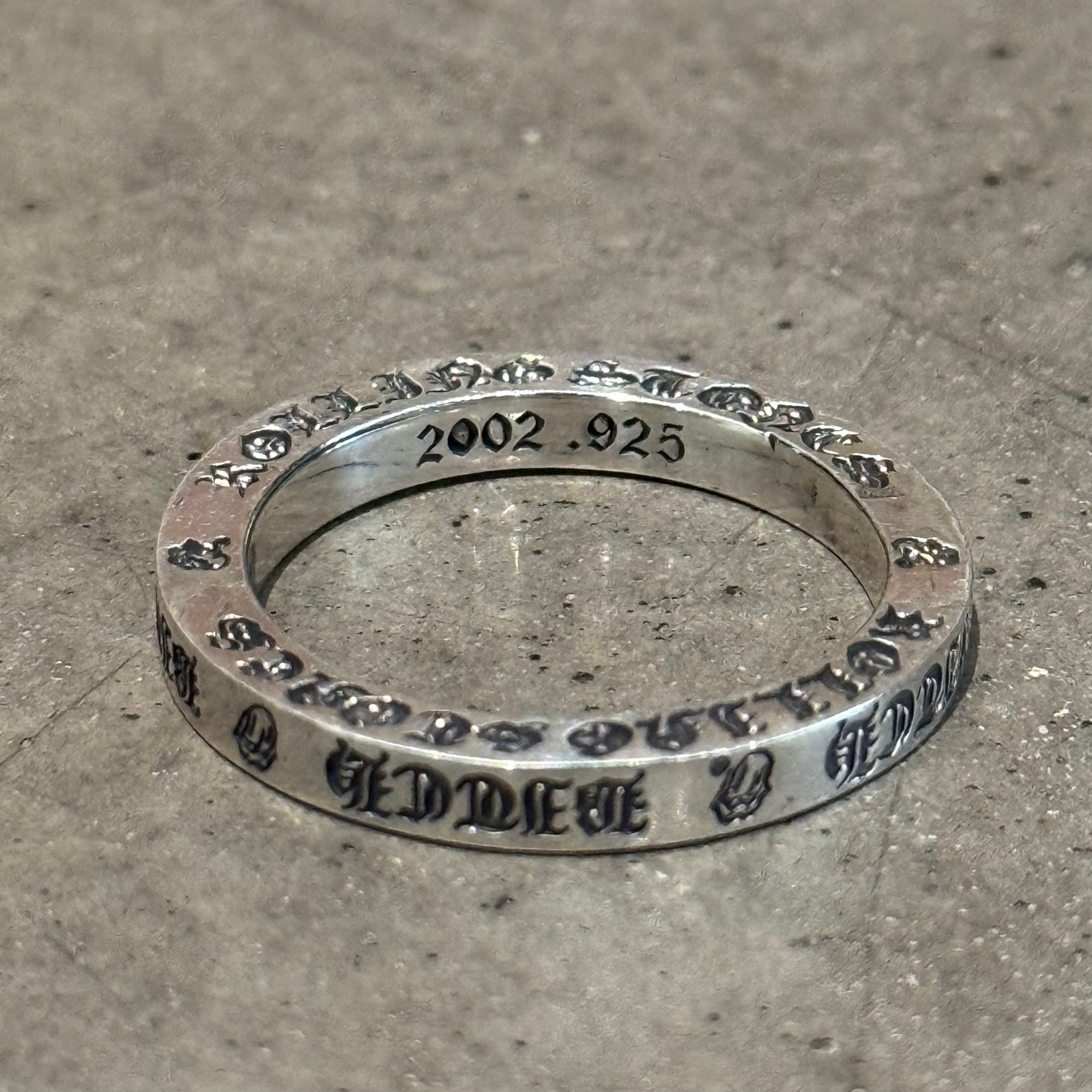 CHROME HEARTS 3MM B*TCH ROLLING STONES SPACER ‘SILVER’