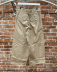 SYSTEM WIDELEG PLEAT PANTS ‘KHAKI’