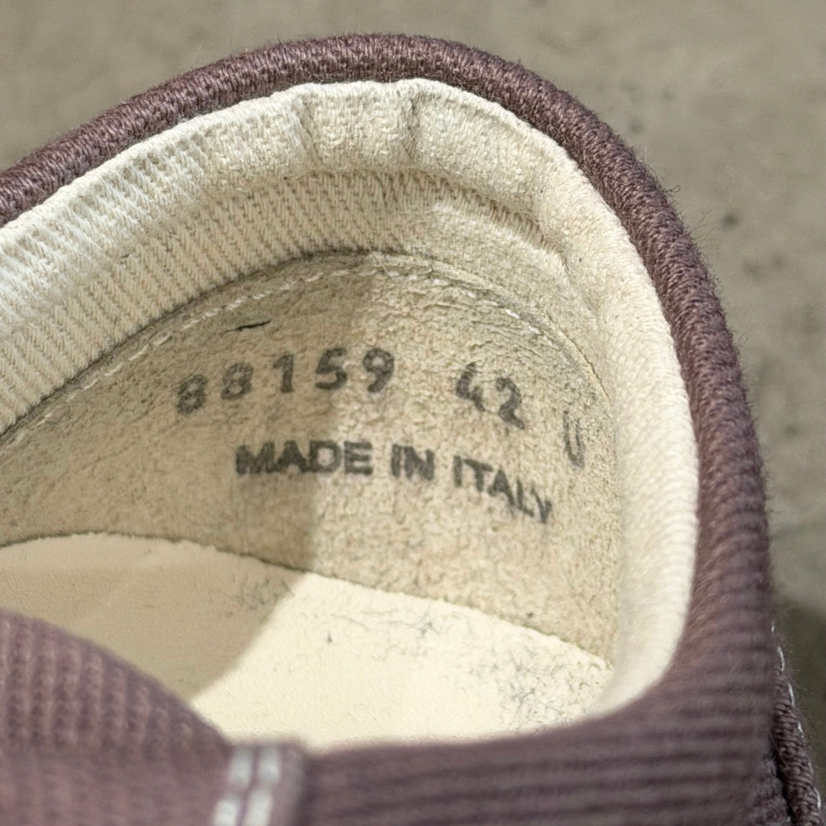 RICK OWENS FW26 TOWER DRKSHDW VINTAGE SNEAKERS ‘GRAPE’
