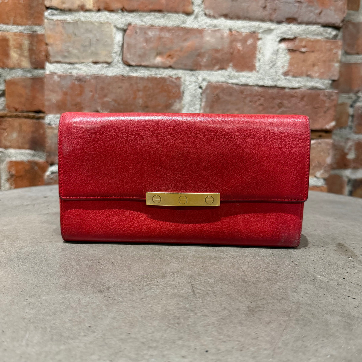 CARTIER LOVE LONG WALLET ‘RED’