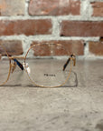 PRADA VPR 59Z CLEAR FRAMES ‘GOLD’