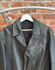 PRADA FW99/00 LEATHER CALFSKIN SHORT COAT ‘BLACK’