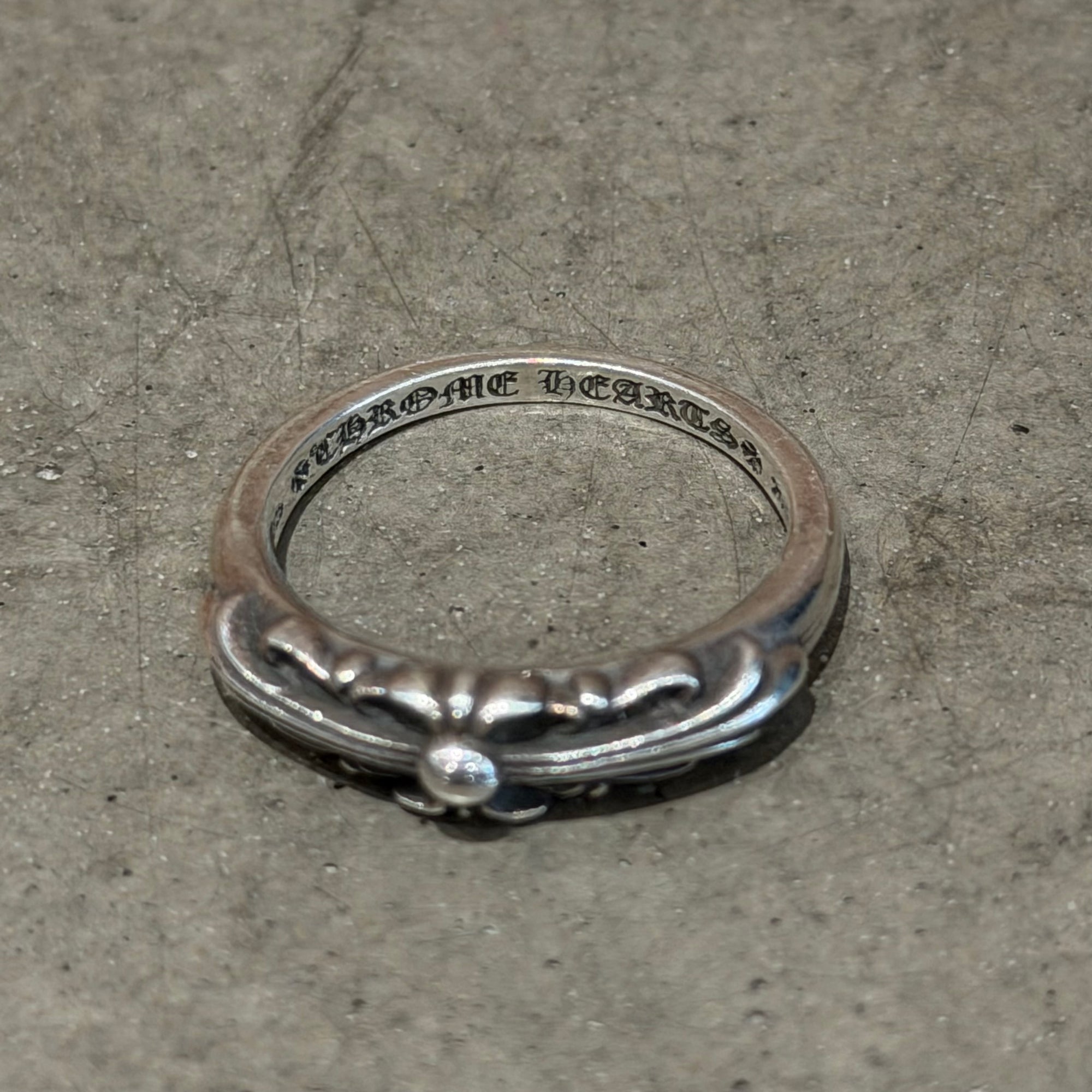 CHROME HEARTS BABY FLORAL RING 'SILVER'