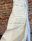 RICK OWENS SS25 JUMBO BELA CARGOS ‘CREAM’