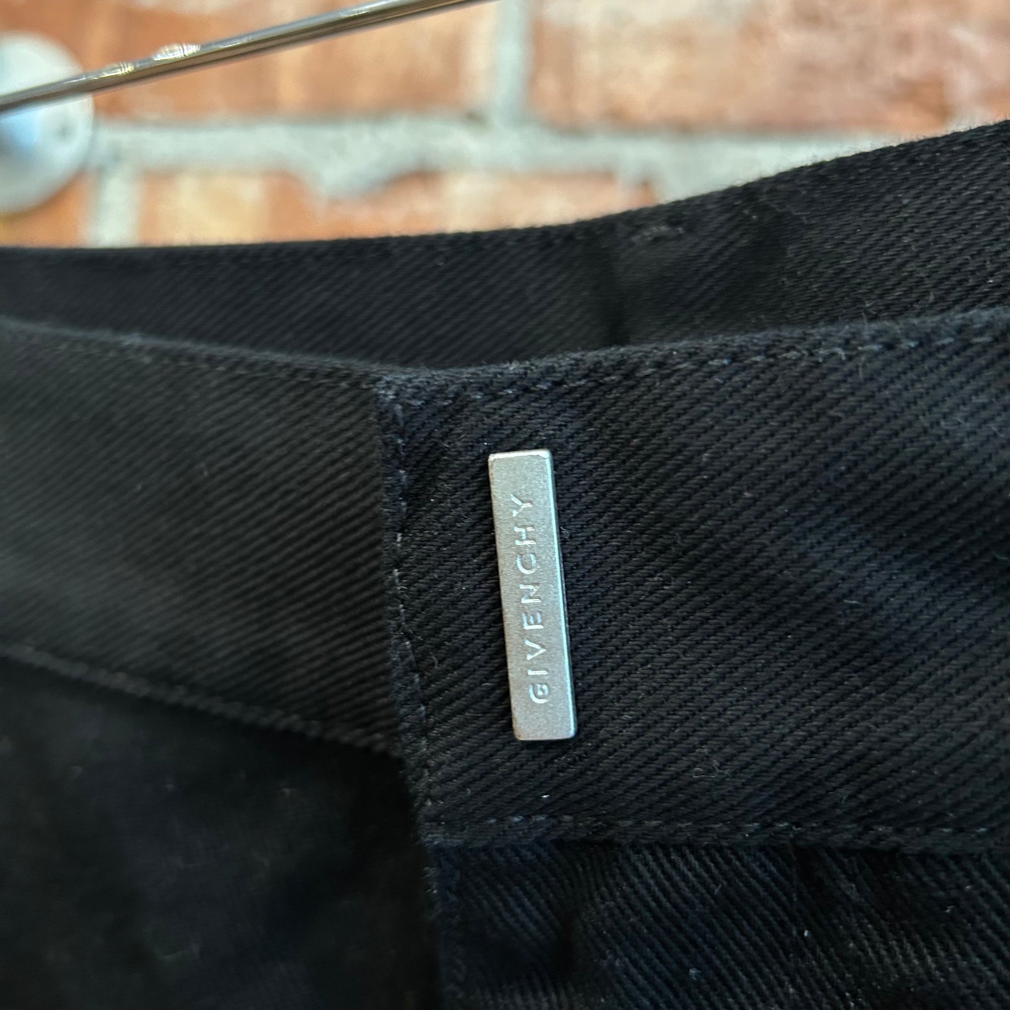GIVENCHY SS25 CONVERTIBLE DOUBLE KNEE PANTS ‘BLACK’