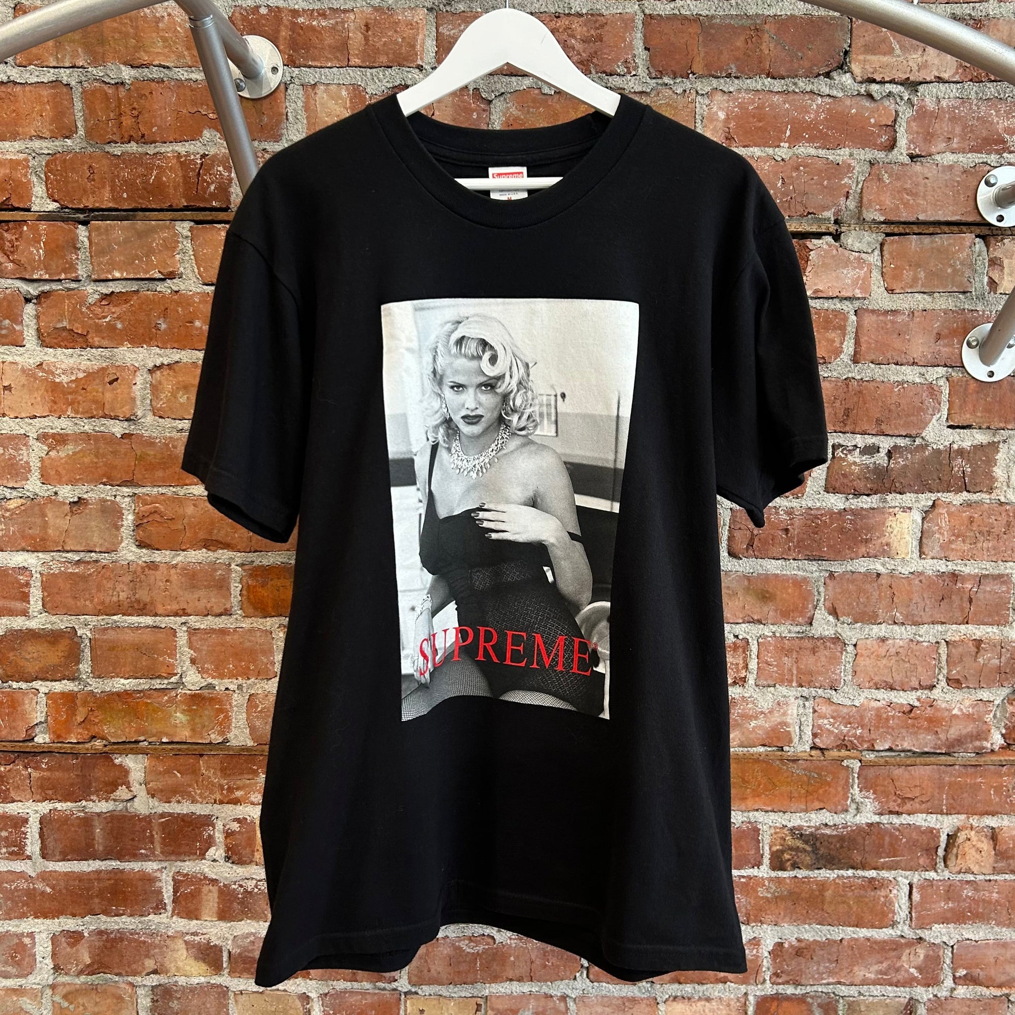 SUPREME SS21 ANNA NICOLE SMITH PHOTO TEE ‘BLACK/WHITE’