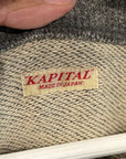 KAPITAL BONES BIG CREW SWEATSHIRT ‘GREY’