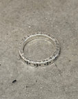 CHROME HEARTS 3MM LA F*CK YOU SPACER RING ‘SILVER’