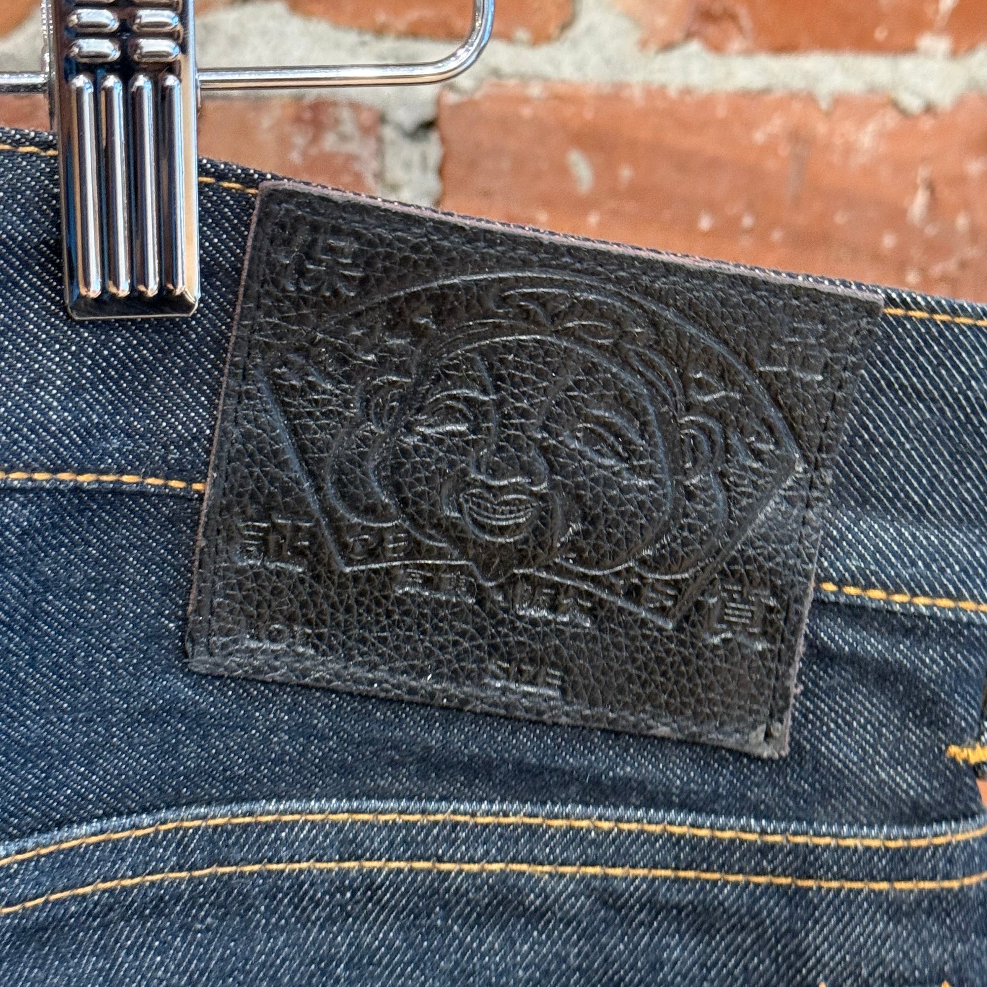 EVISU SELVEDGE ID SINGLE GULL DENIM ‘INDIGO/WHITE’
