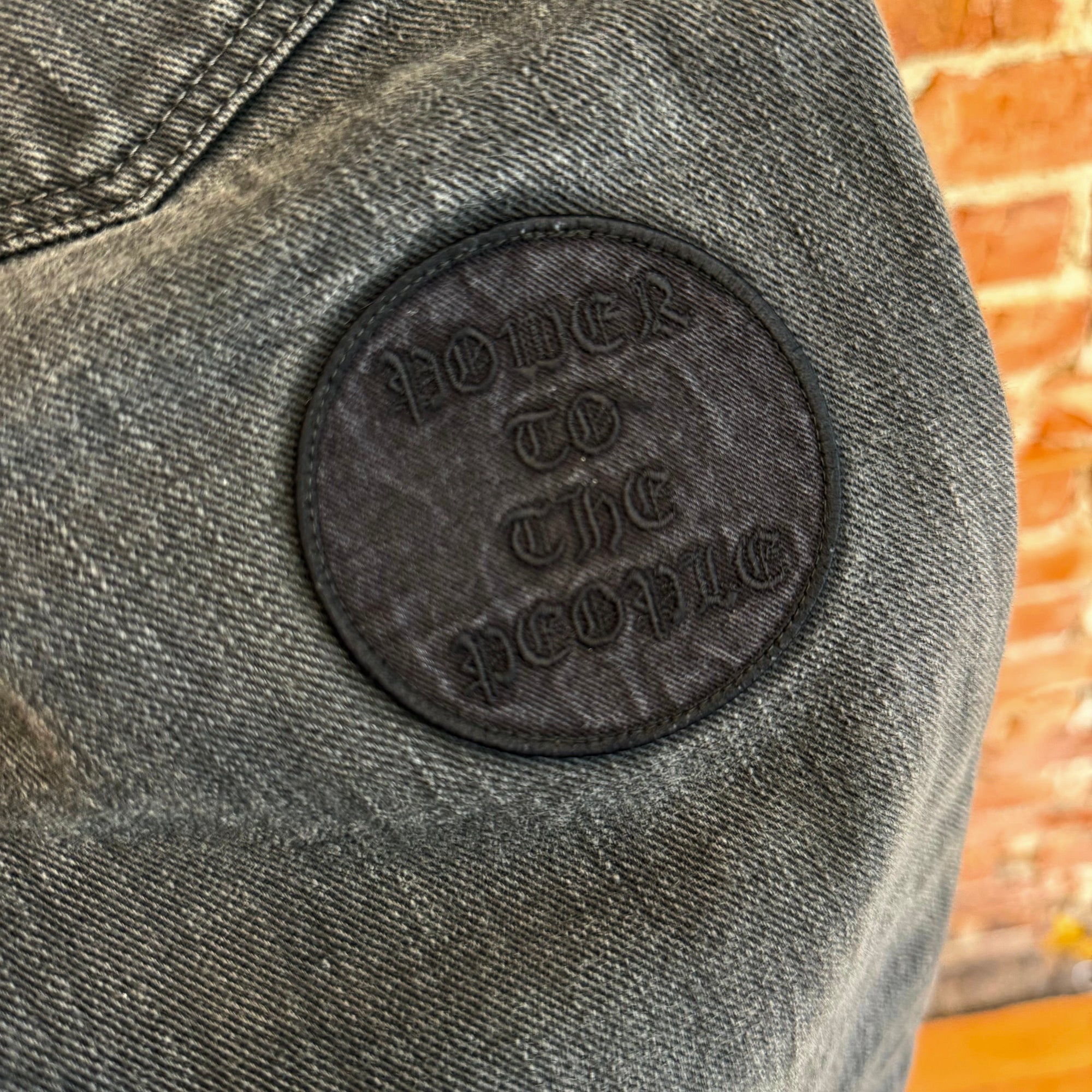 NUMBER (N)INE AW04 GIVE PEACE A CHANCE DENIM ‘BLACK’