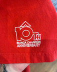 BIANCA CHANDON 10TH ANNIVERSARY GRAPHIC TEE ‘RED’