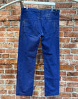 DIOR SS09 PLAINSPHÈRE LUSTER KVA GOLD WAXED DENIM JEANS ‘BLUE/GOLD’