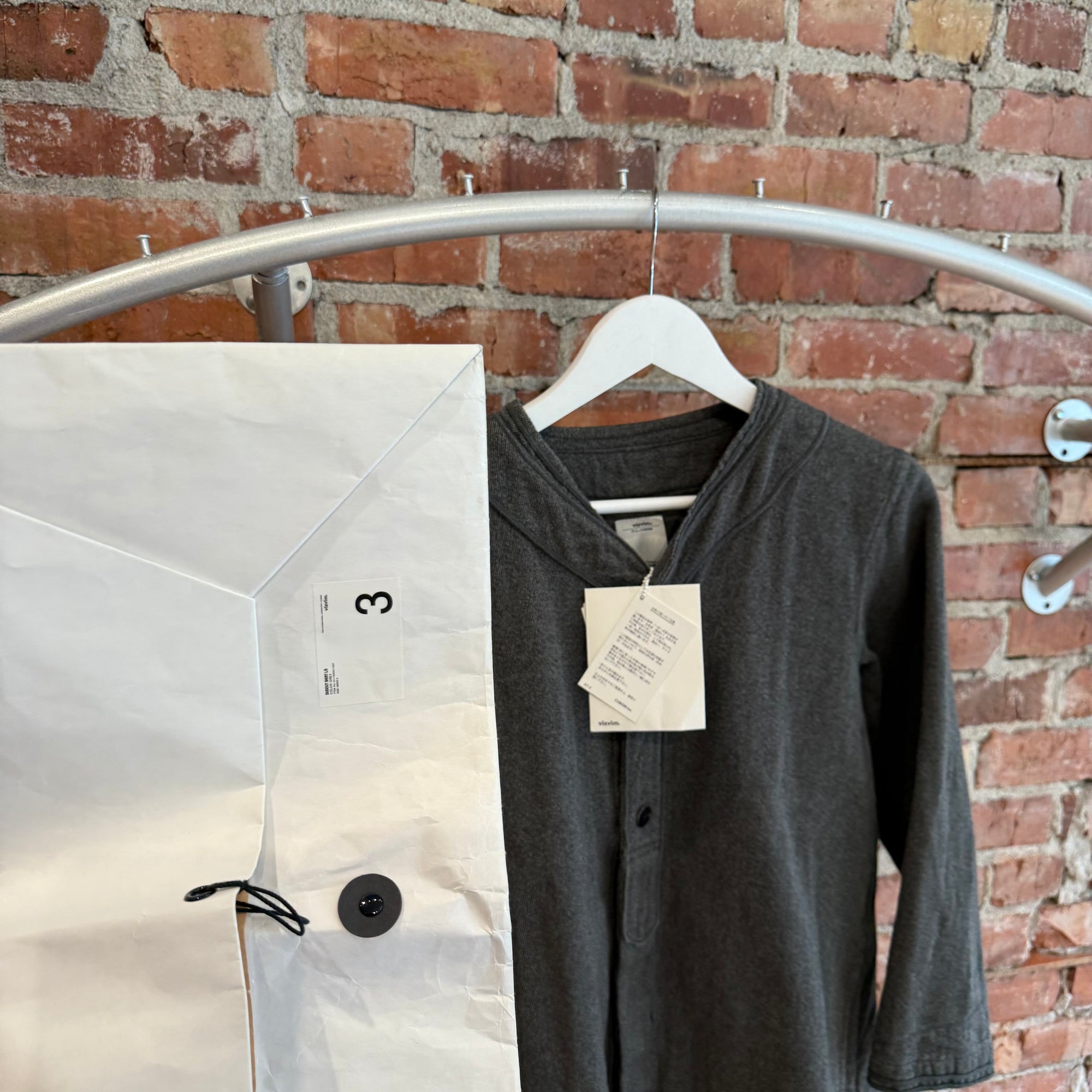 VISVIM FIELD DUGOUT SHIRT ‘GRAY’