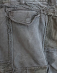 GALLERY DEPT. DISTRESSED PROGRAMMER CARGO PANTS ‘BLACK’
