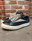 RICK OWENS MAINLINE LEATHER VINTAGE SNEAKERS ‘BLACK’