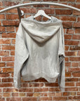 NO FAITH STUDIOS OVERDIED ZIP UP HOODIE ‘GREY’