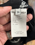 BALENCIAGA SS20 OVESIZED LOGO PRINT POPLIN SHIRT ‘BLACK’