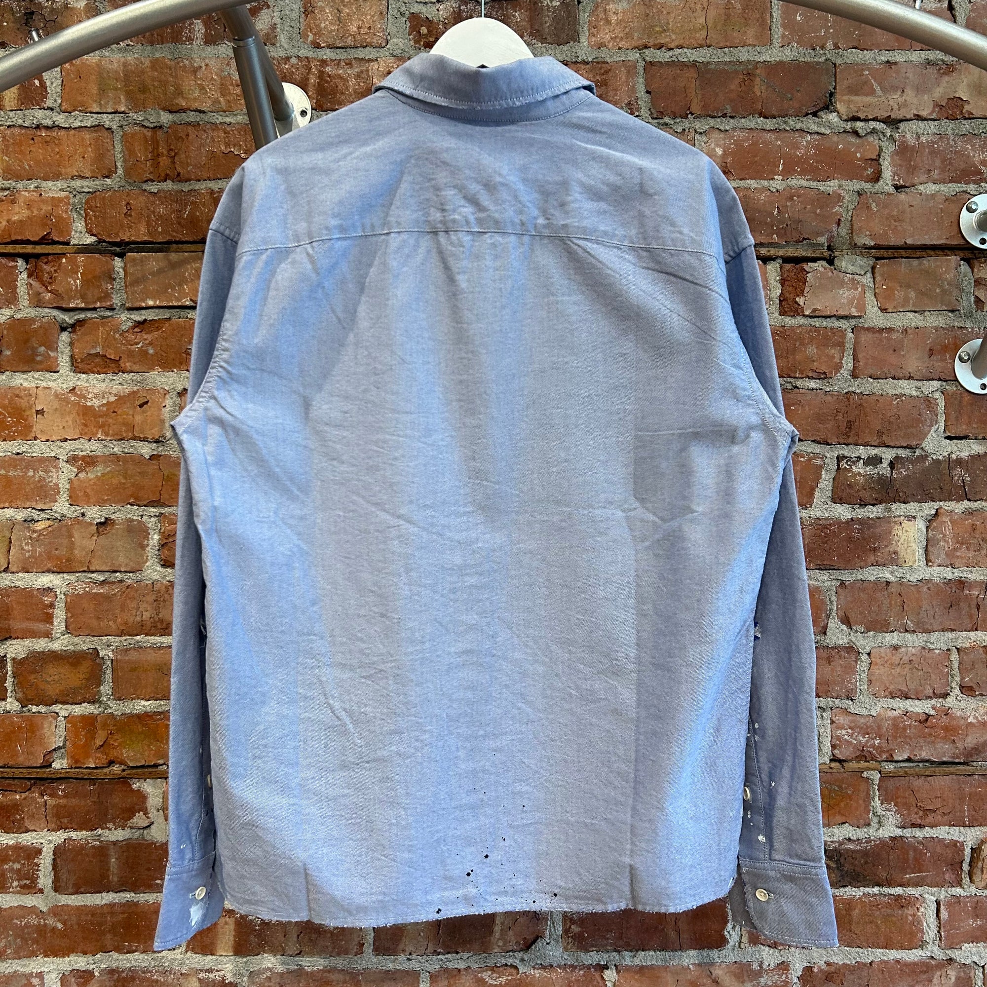 GALLERY DEPT. STARR DISTRESSED OXFORD SHIRT ‘LIGHT BLUE’
