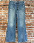 ACNE STUDIOS CANDY BUTTON STICKER DENIM ‘BLUE’