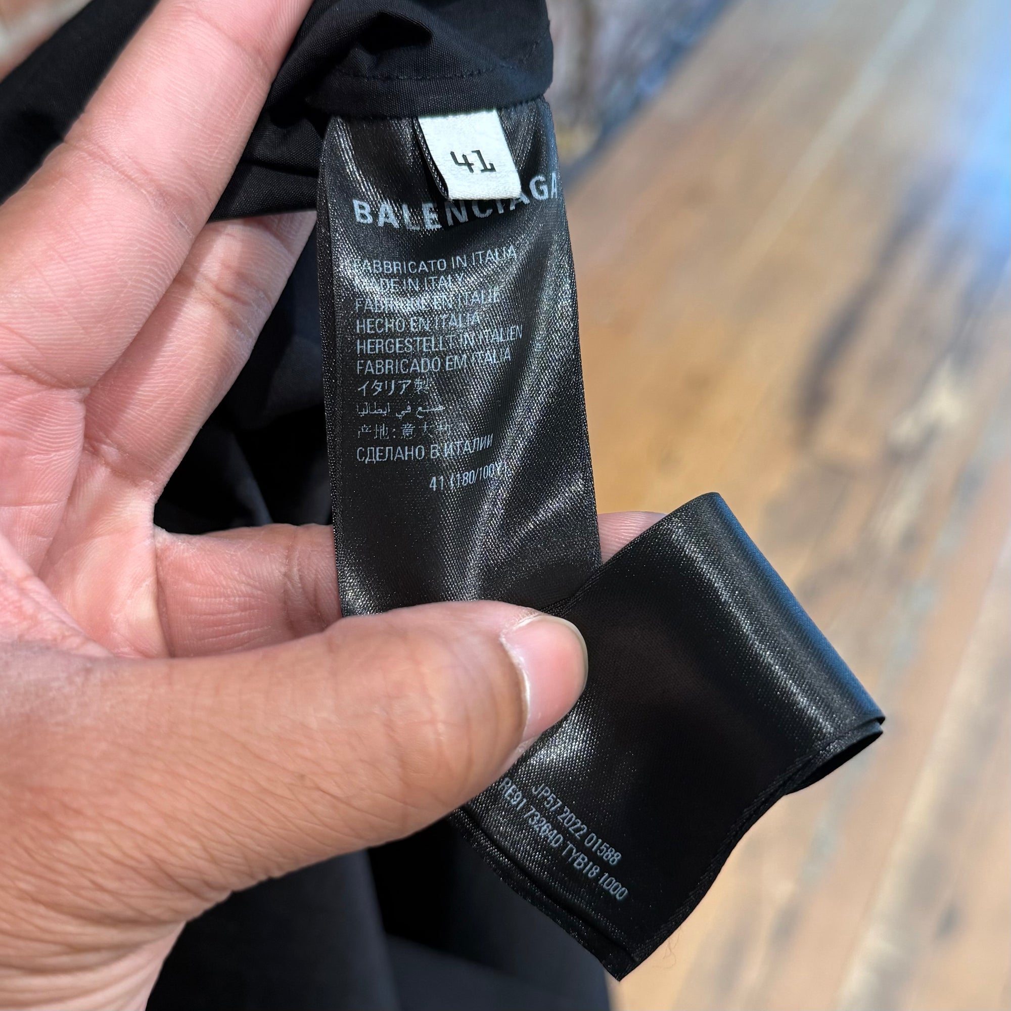 BALENCIAGA SS22 BE DIFFERENT SHIRT ‘BLACK’
