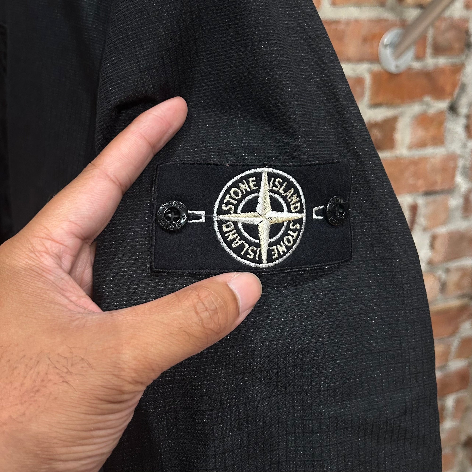 STONE ISLAND REFLECTIVE TACTICAL BOMBER JACKET ‘BLACK’