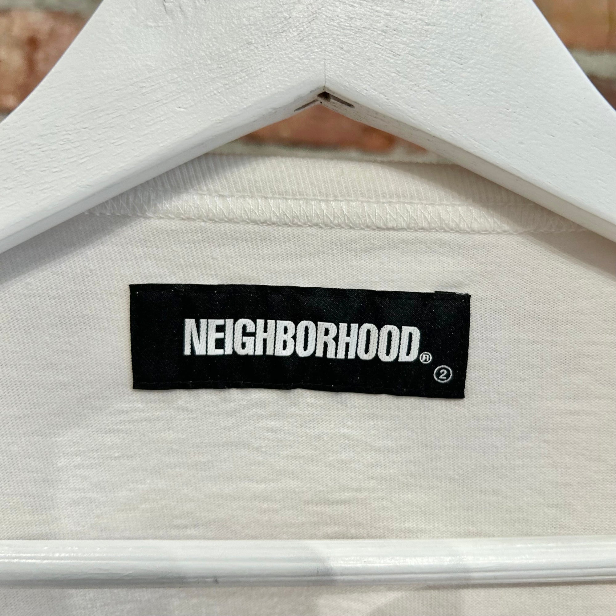 NEIGHBORHOOD TECHNICAL APPAREL POCKET LONG SLEEVE ‘WHITE’