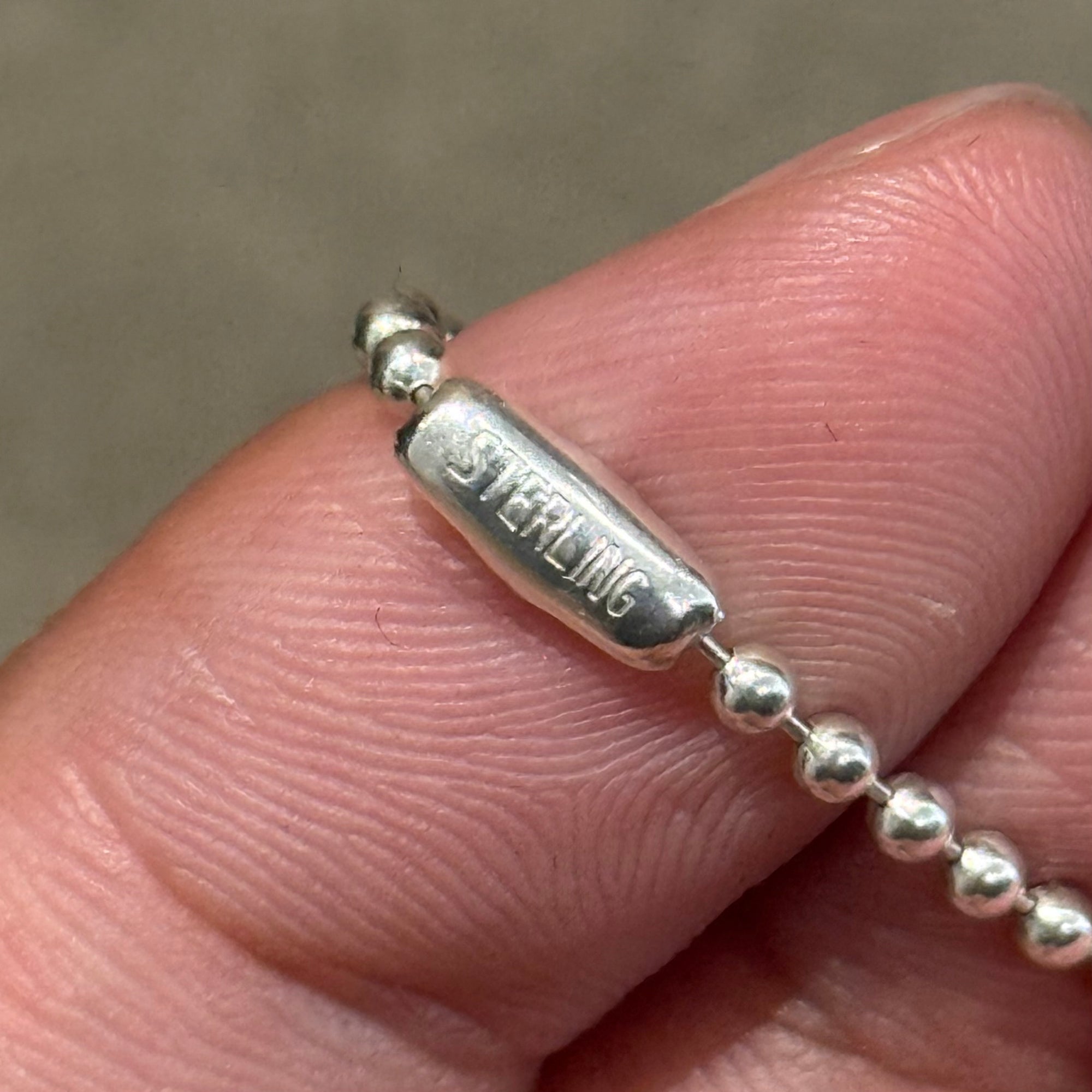 CHROME HEARTS 30” BALL CHAIN ‘SILVER’