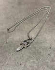 CHROME HEARTS NO. 10 DAGGER NECKLACE ‘SILVER’
