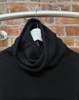 RICK OWENS FW07 EXPLODER 2-WAY SCARF NECK SWEATER ‘BLACK’