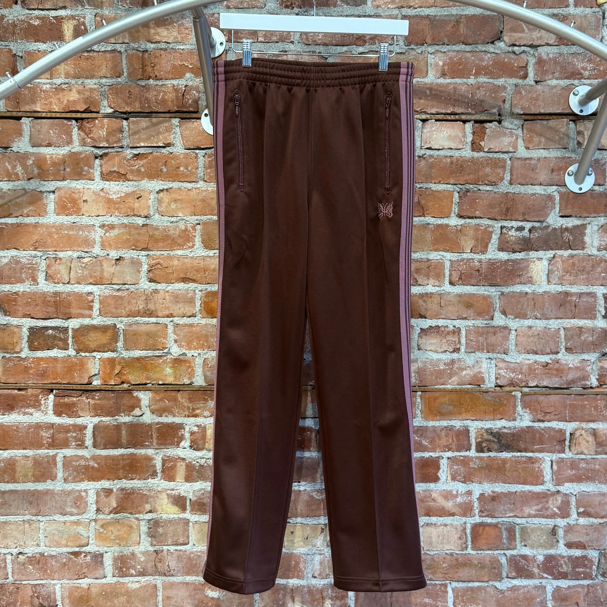 NEEDLES CLASSIC STRAIGHT TRACK PANTS ‘MAROON/PINK’