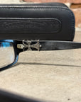 CHROME HEARTS BELOW ME CEMETERY GLASSES ‘BLACK/SILVER’