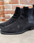 SAINT LAURENT WYATT 30 SUEDE CHELSEA BOOTS ‘BLACK’
