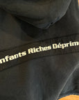 ENFANTS RICHES DEPRIMES FW24 COLUMBINE GOD ZIP HOODIE ‘BLACK/NAVY’