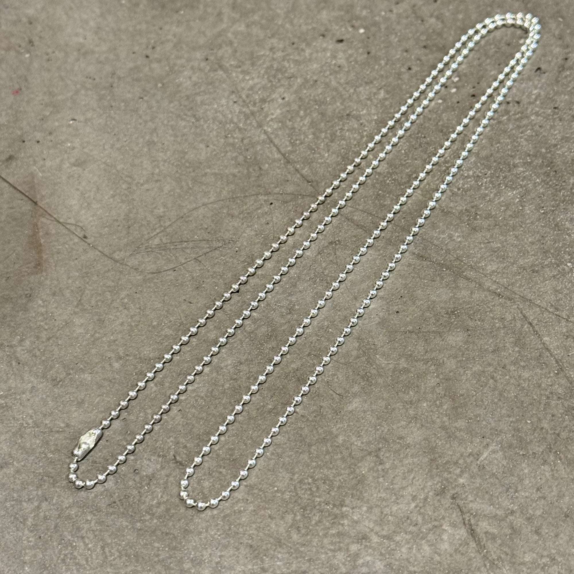 CHROME HEARTS BALL CHAIN NECKLACE ‘SILVER’