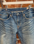EVISU LOT 2023 GRAFFITI PRINT DENIM ‘BLUE/WHITE’