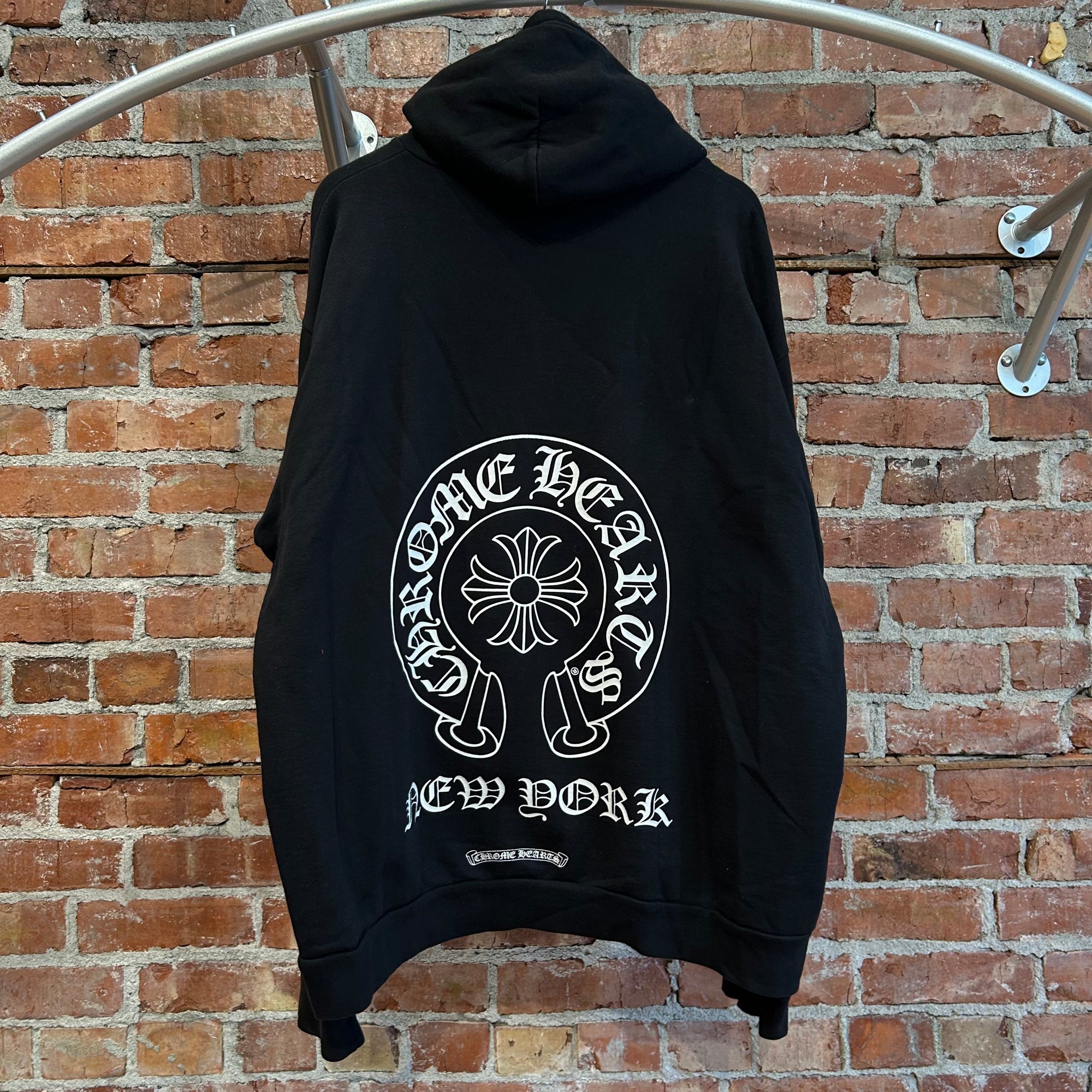 CHROME HEARTS NEW YORK HORSESHOE PULLOVER HOODIE ‘BLACK’