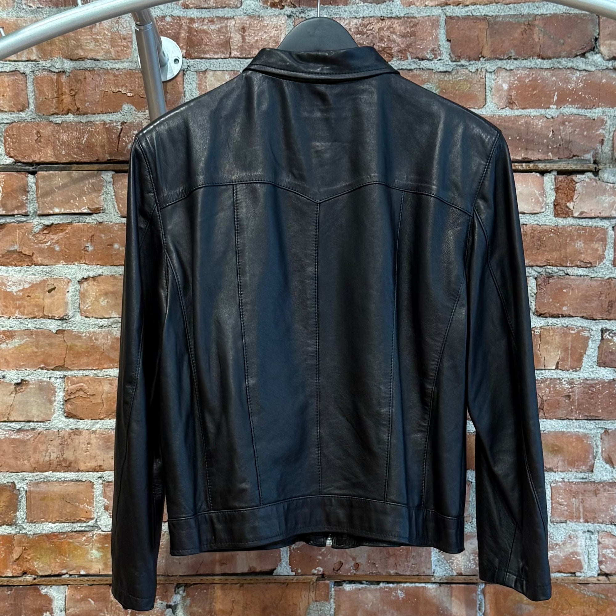 ENFANTS RICHES DEPRIMES SS25 WESTERN LEATHER JACKET ‘BLACK’