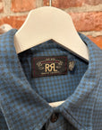 RALPH LAUREN RRL CHECK LONG SLEEVE SHIRT ‘BLUE’