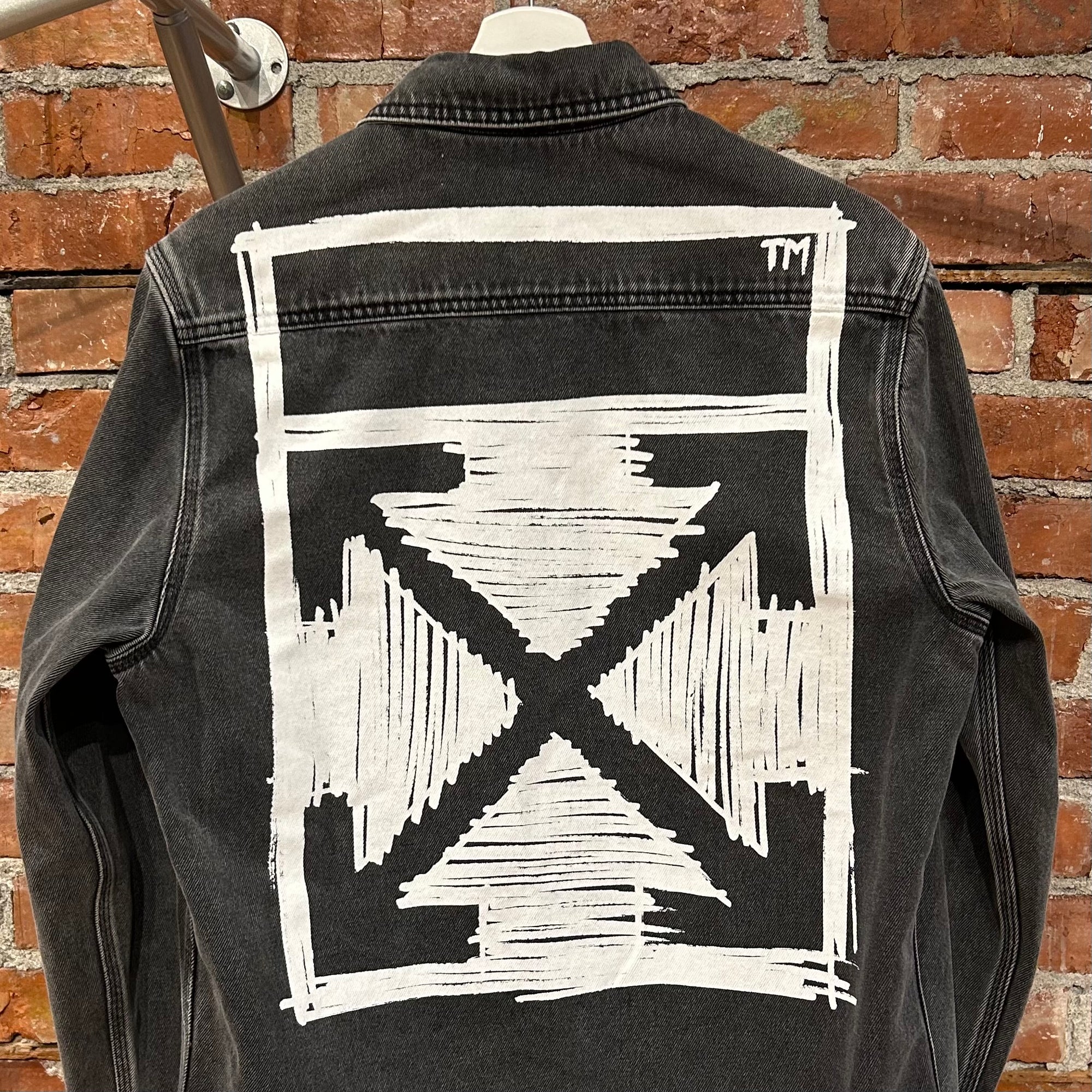 OFF-WHITE DENIM WORK SHIRT JACKET ‘SLATE’