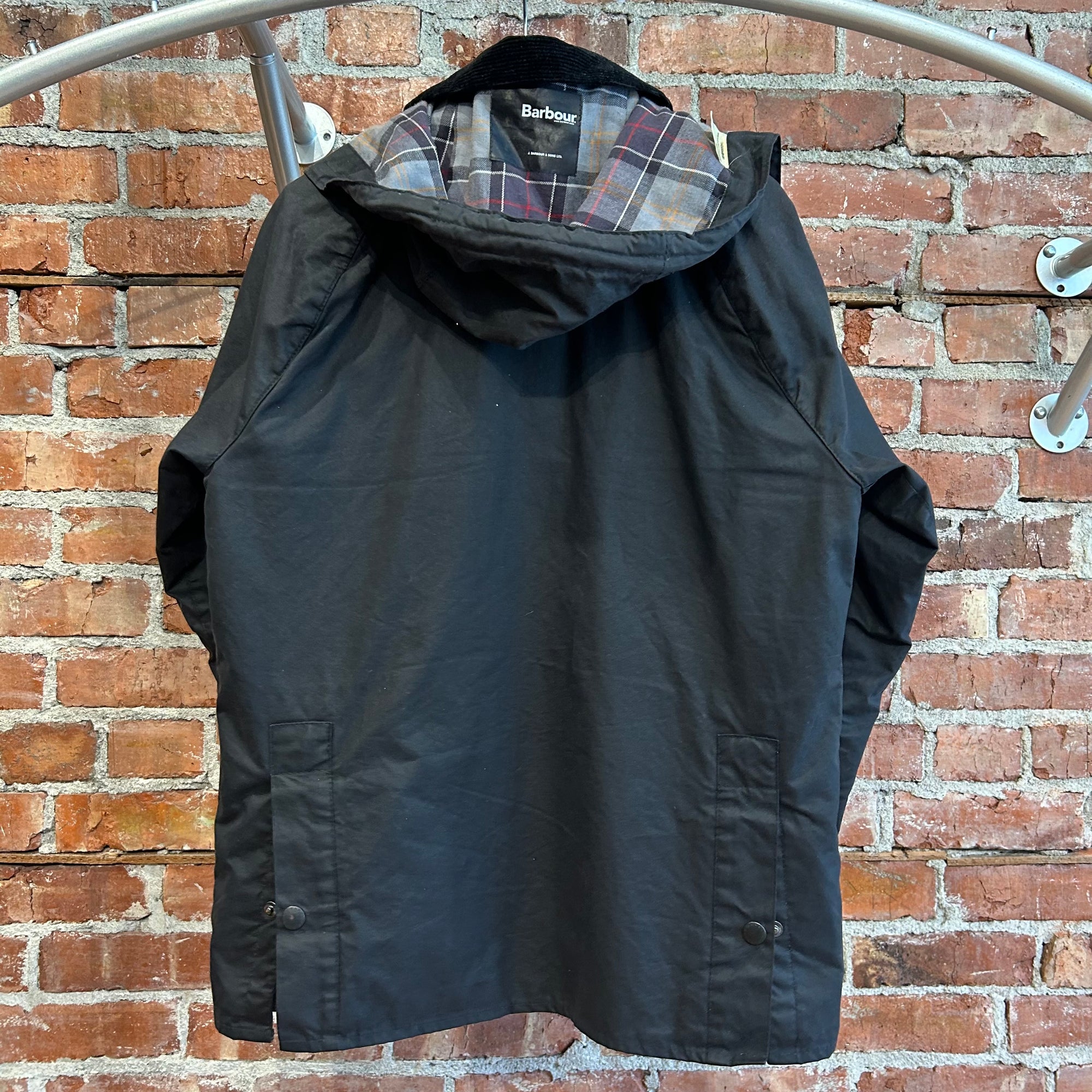 BARBOUR WAXED BEDALE JACKET ‘BLACK’
