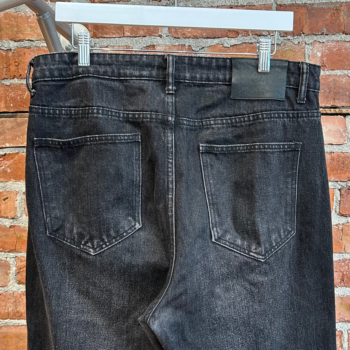 BASKETCASE STRAIGHT LEG FLARED DENIM ‘BLACK’