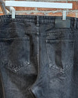 BASKETCASE STRAIGHT LEG FLARED DENIM ‘BLACK’