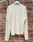CHROME HEARTS THERMAL HENLEY SHIRT ‘CREAM’