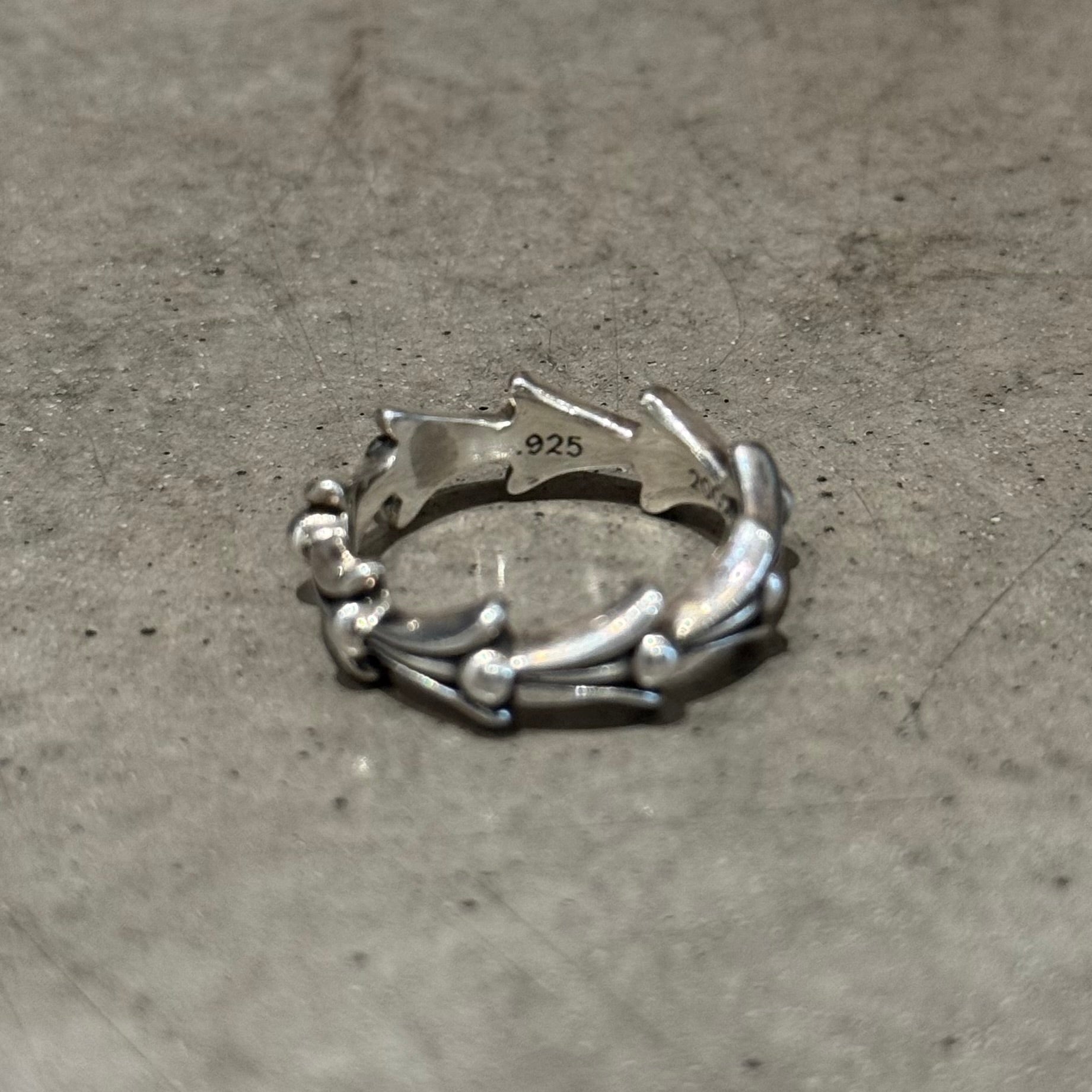 CHROME HEARTS CROSS TAIL RING ‘SILVER’