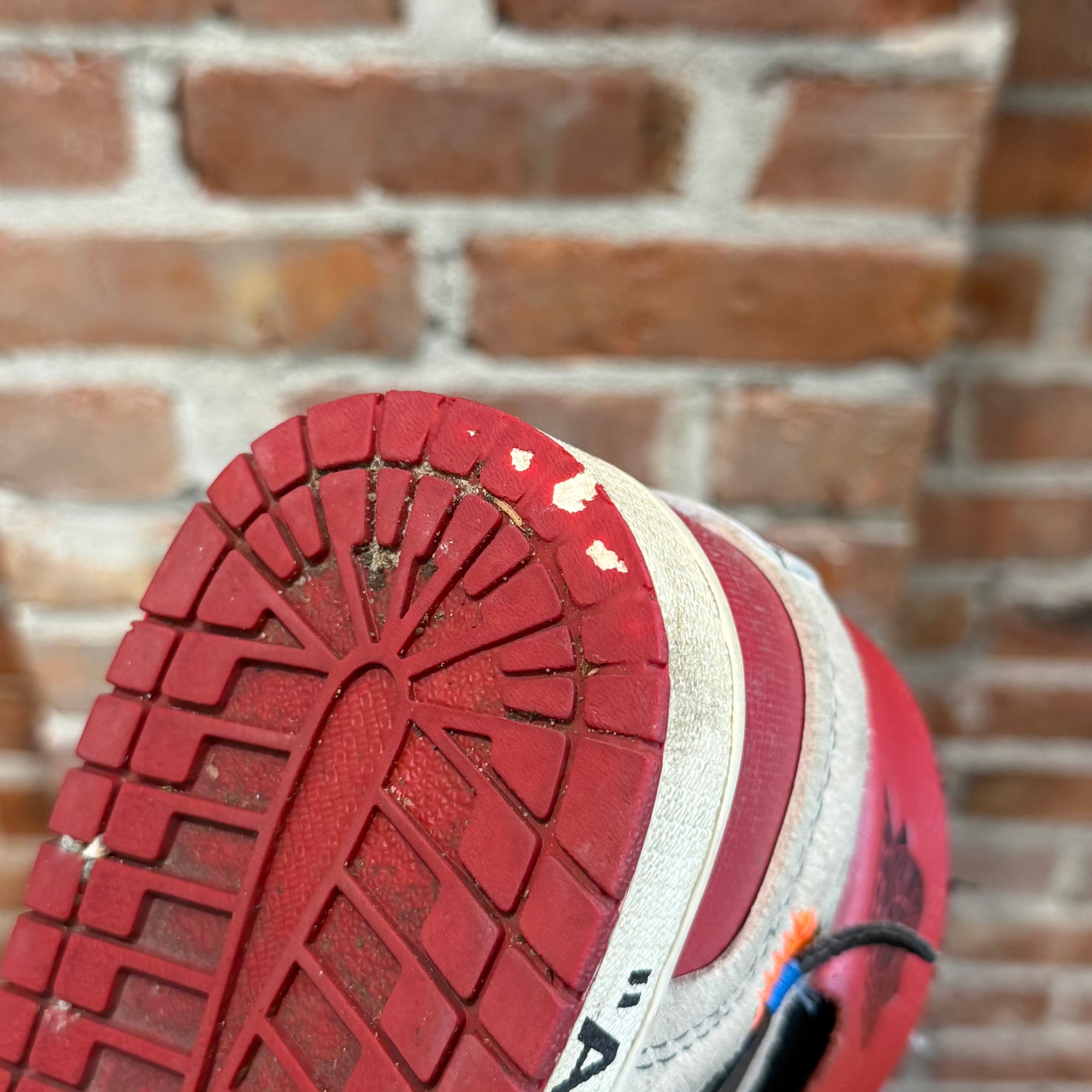 OFF WHITE X JORDAN 1 "THE 10" CHICAGO HIGH SNEAKERS ‘WHITE/RED’