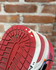 OFF WHITE X JORDAN 1 "THE 10" CHICAGO HIGH SNEAKERS ‘WHITE/RED’