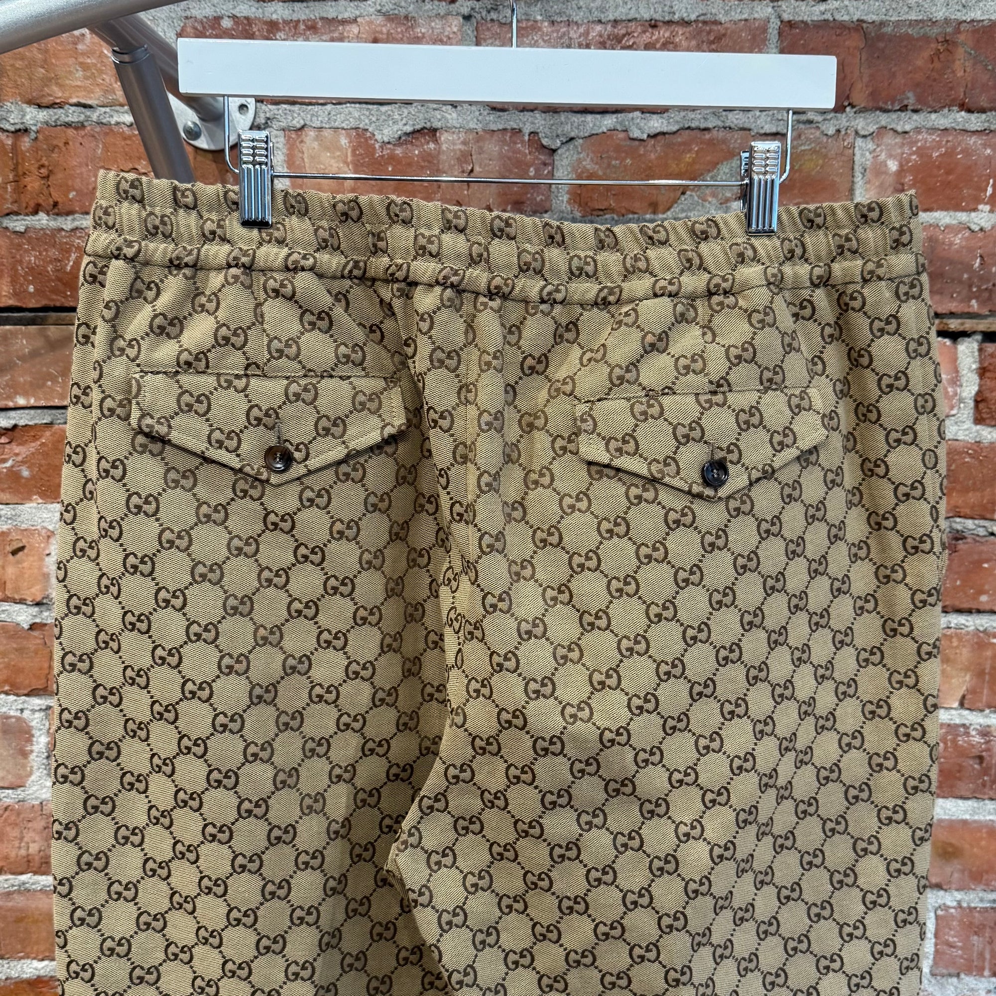 GUCCI MONOGRAM GG LOUNGE PANTS ‘SAND’