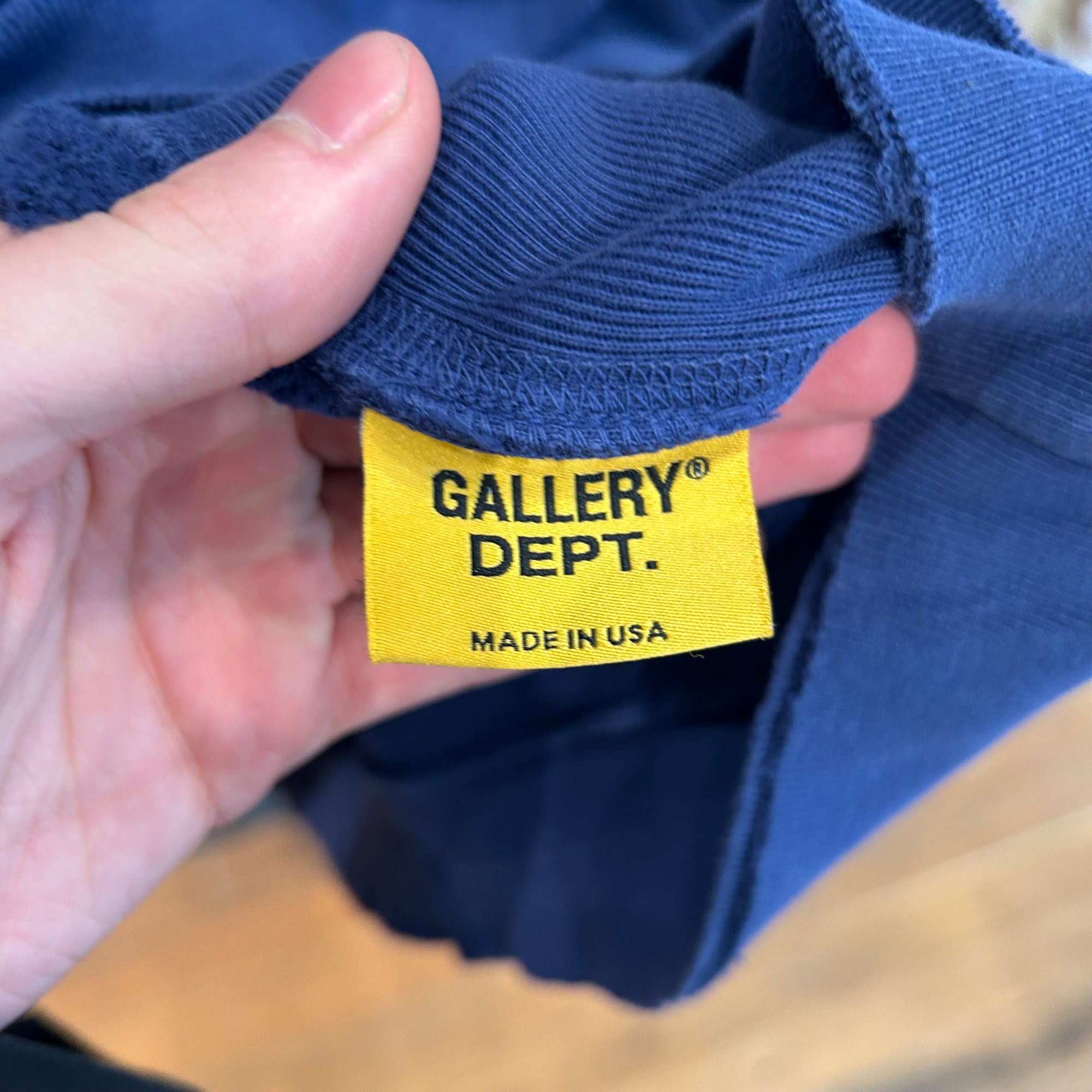 GALLERY DEPT. CHATEAU RANCH PAINTER HOODIE ‘NAVY’