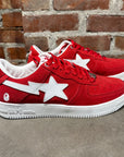 BAPE BAPESTA SUEDE SNEAKERS ‘RED’