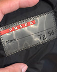 PRADA FW08 LINEA ROSSA TECHNICAL HYBRID JACKET ‘BLACK’